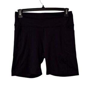 Figs Women's Jet Black Bike Shorts